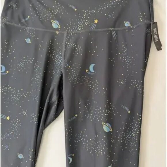 VICTORIA'S SECRET SPORT Moon Stars Planets Celestial Night Sky Leggings - 6025 - Picture 4 of 6